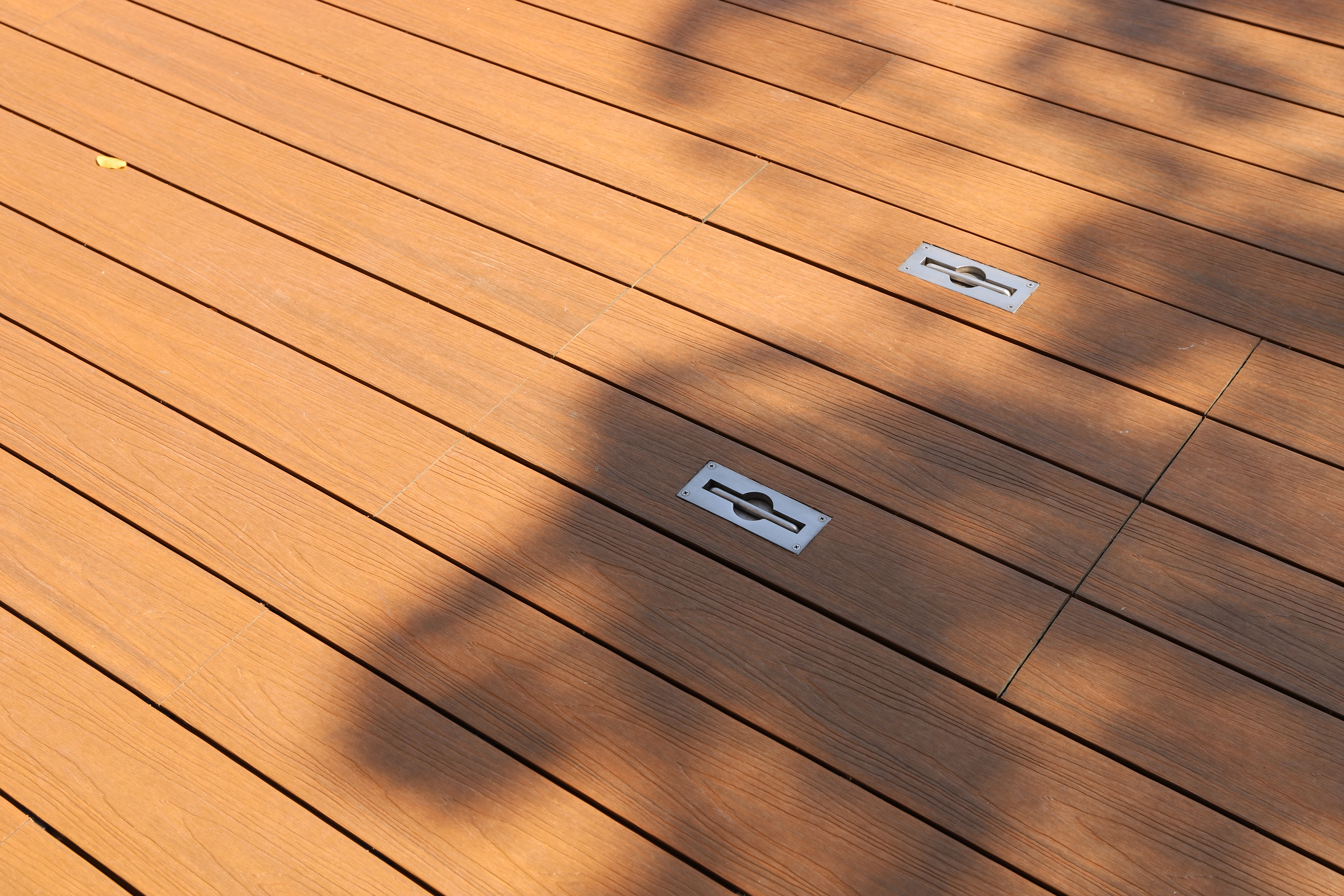 Composiet Teak Vlonderplank 2.3 x 21 cm (23 x 210 mm) - Lengte 400 cm - Afbeelding 6